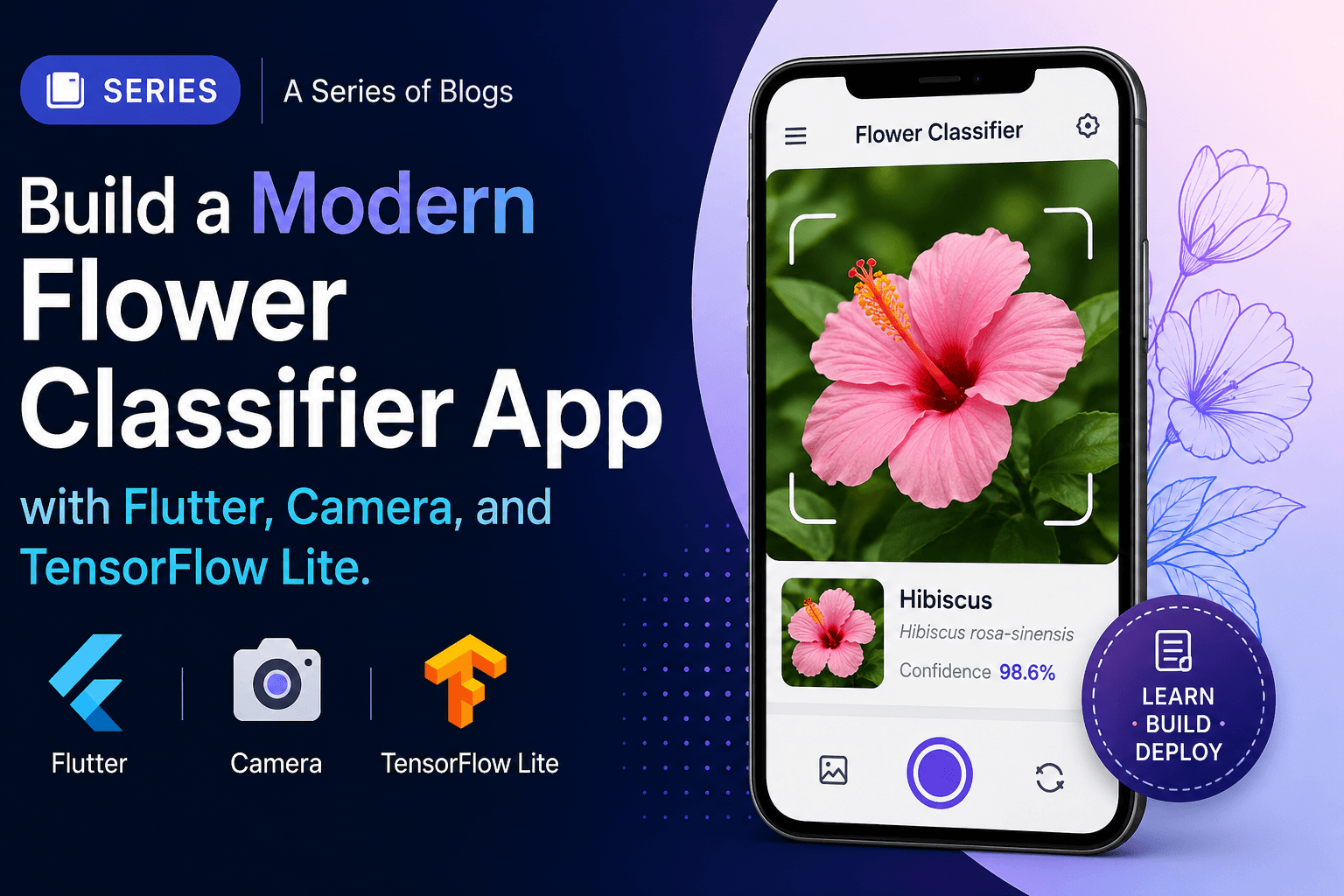 Build a Modern Flower Classifier App with Flutter, Camera, and TensorFlow Lite