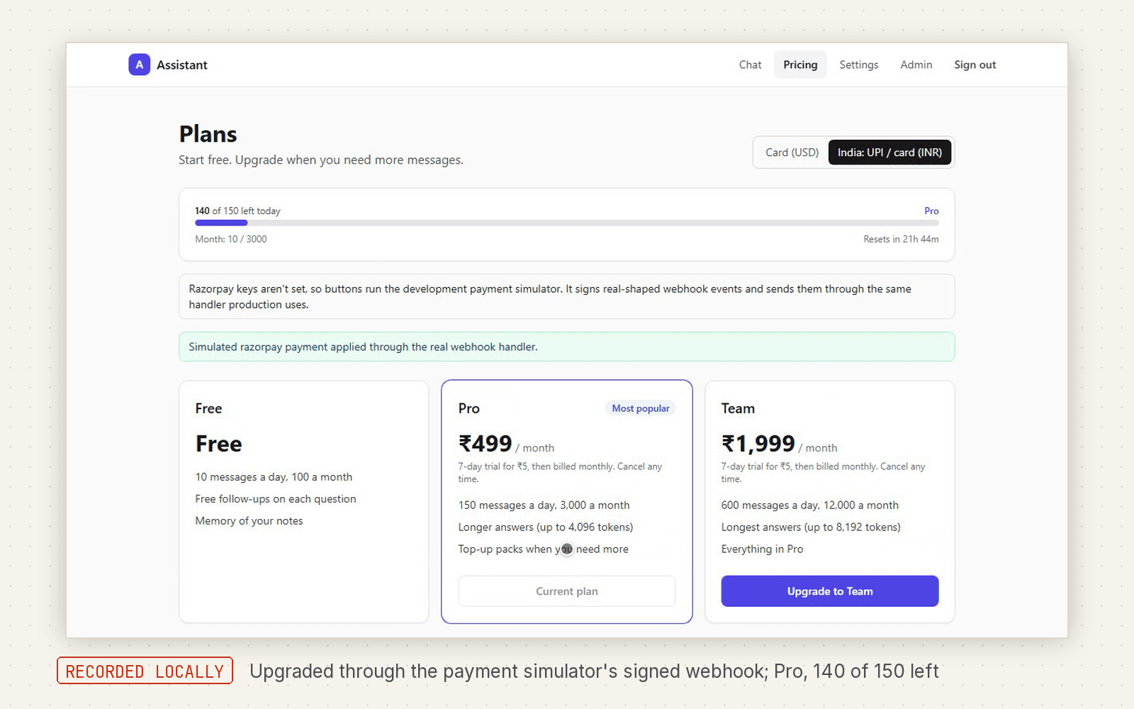 AI App Starter: Ship a Production AI Assistant SaaS in a Weekend preview 4